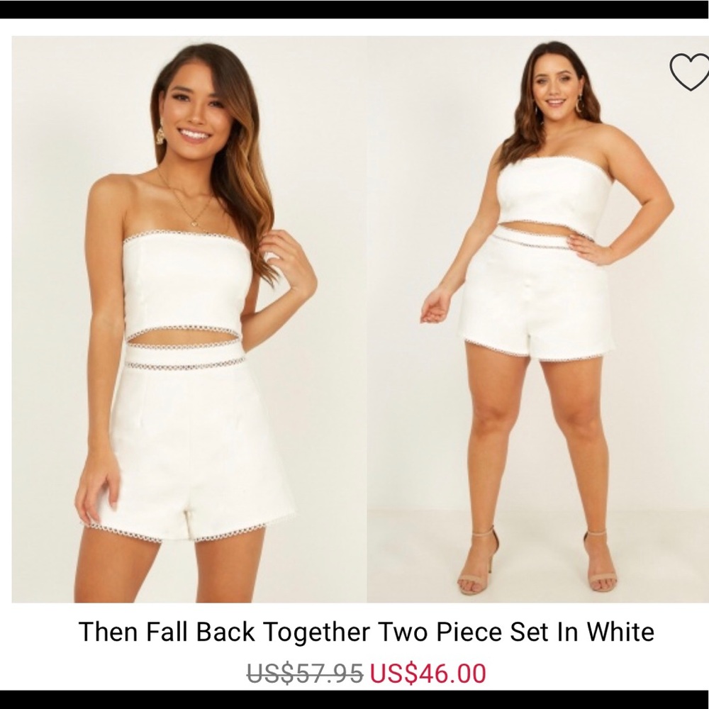 White Two-Piece Set